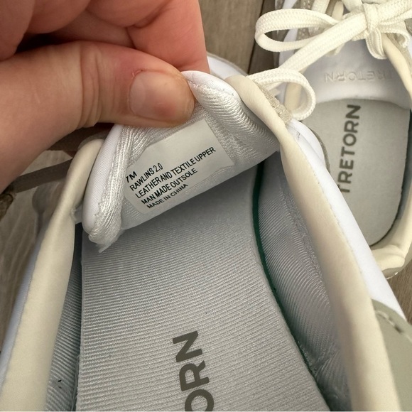 Tretorn women’s Rawlins 2.0 low top suede sneaker white beige size 7 - Picture 6 of 7